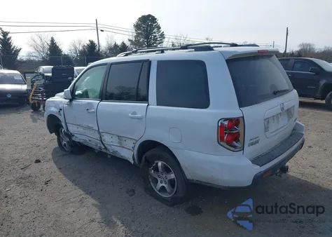 2007 Honda Pilot Ex-L из США, поврежденный, VIN 5FNYF18527B030622